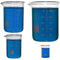 Karter Scientific 214T2 Glass Beaker Set - 3.3 Boro, Griffin Low Form, 4 Sizes: 10ml, 50ml, 100ml, 250ml