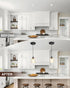 5" 6" E26 Luvkczc Recessed Can Light Conversion Kit for and Ceiling Fixtures - Pendant/Hanging Light Upgrade, Includes