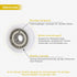 CNBTR 4PCS Nylon Round Pulley Track Roller Bearing Wheel 6x26x8mm for Furniture Hardware Accessories