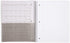 Mintra Office Durable Spiral Notebooks, 1 Subject, White, Wide Ruled, 3 Pack, 100 Sheets, Poly Pocket, Moisture