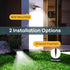 IP65, 3 2 Pack) Linkind Solar Lights Outdoor Waterproof StarRay Dusk-to-Dawn Outdoor Solar Lights, Lighting Modes Solar