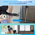 Jammer Apartment,Home(1 Pack,White) Upgraded Door Security Bar & Sliding Door Lock Bar,Door Stoppers,Adjustable Heavy