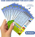 8 Easter & Spring Themed Pregnancy Announcement Fake Lottery Scratch Off Tickets, Great Idea for Pregnancy Reveal