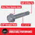 SNAP-LOC E Track Self Drilling Screws, Industrial-Strength Heavy Duty Zinc Plated Screws, 20 Pcs