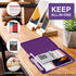 Sooez Clipboard with Storage, High Capacity Nursing Clipboards with Pen Holder, Heavy Duty Plastic Clipboard for