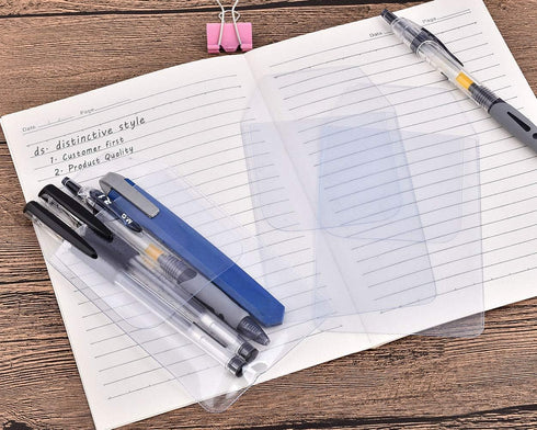 DS. DISTINCTIVE STYLE Shirt Pocket Protector - 10 Pieces PVC Pocket Protectors for School, Hospital, Office Supplies