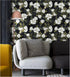 HAOKHOME 93169-1 Peel and Stick Gardenia Floral Wallpaper 17.7in x 9.8ft