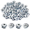 GPJYYDS 1/4-20 Serrated Flange Hex Nuts, 1/4" Hexagon Flange Nuts, 304 Stainless Steel,