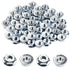 GPJYYDS 1/4-20 Serrated Flange Hex Nuts, 1/4" Hexagon Flange Nuts, 304 Stainless Steel,