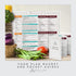 Bright Line Eating Magnetic Meal Planner, Pocket Guide for On-The-Go Healthy Eating