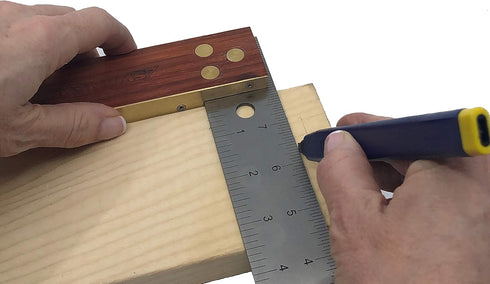 Swanson Tool TS152 8-Inch Try Square with Handle Hardwood