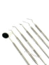 GERMAN Dental Hygiene Kit, 6 Piece Dentist Tools for Teeth Cleaning and Gum Health
