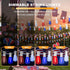 26Ft ST38 12+1 Bulbs 4th LAMPHOME Red White Blue LED String Lights, Patriotic Red White and Blue Lights Outdoor