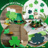 MixTeach 360 Pcs St. Patrick's Day Shamrocks Cutouts, 4 Inch Paper Clover Cut-Outs for Irish Party Kids School Craft