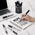 Permanent Markers Bulk, 32 Pack Black Fine Tip Waterproof Marker Set for School, Office, Home Supplies
