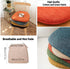 GWTYR Green,1 Set,Chair Grass Cushion Memory Foam Chair Pads with Ties and Backing, Hidden Zipper Design and Removable