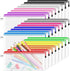 Smarpau 24PCS Pencil Pouches Bulk, Waterproof Small Zipper Pouch for Travel, Office Organization, 12 Colors