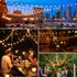 Mlambert 100Ft Dimmable 53 G40 Bulb 1 Pack LED Outdoor String Lights, Patio Lights, Waterproof Shatterproof Globe