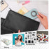 libfrnt 3 11x6.1 Inch Pieces Money Bags with Zipper, Money Pouch PU Leather Cash Pouch Bank Bag Cash Bag for Cash