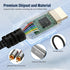 Veeloon 2 3 Splitter,192KHz PCM HDMI ARC to RCA Audio Extractor Converter Cable FT for TV to Soundbar,USB Powered