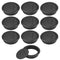 JTemgle 2-3/8" Spring Desk Grommet, Plastic Cable Hole Cover Computer Table Cord Wire