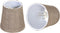 Aspen Creative 51013-2, Empire Clip-On Chandelier Lamp Shade, Iron, 3" Top x 4" Bottom