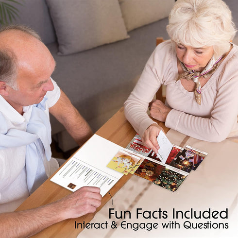 Keeping Busy Match The Photo Game - Fun Facts Matching Game for Adults, Dementia Activities for Seniors