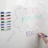 Expo Magnetic Dry Erase Markers with Eraser, Assorted Chisel Tip, 4 Count