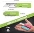 3-Pack Set, 10 SK5 WORKPRO Folding Utility Knife Quick Change Blade Box Cutter, Razor Knife with Belt Clip, Extra