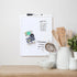 U Brands Contempo Magnetic Dry Erase Board 11”x14”, White Modern Frame, Includes Magnet and Marker