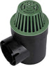 6 in. Atrium Grate, Green Plastic, Connects to 6 in. Spee-DBasin, 6 in. Drain Pipes and Fittings