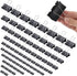 Yexiya 1000 Pcs Binder Clips Bulk, Assorted Sizes Black Paper Clips for School Teachers and Office Supplies
