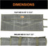 Wrench Pouch 26 Pocket Tool Organizer, 100% Cotton Waxed Canvas, SAE & Metric Roll Up Pouch