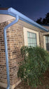 Downspout Gutter Elbows 2x3-90 Degree, Low Gloss White, 90 Degree Gutter Elbow for Roofing