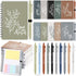 Janlaugh 20 Sets Inspirational Notebooks with Sticky Notes, Ballpoint Pens, Boho Aesthetic Journals