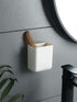 T-H-See Remote Holders Wall Mount, Hole Free Self-Adhesive Storage Box & Pen Holder, 2 Pack