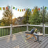 Voxelure 2 Pack 10Ft String Light Poles for Outside, Adjustable Outdoor Light Poles for String Lights, Outdoor Lighting