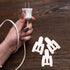 DOITOOL 100pcs 3 Prong Plug Cover, Plastic Socket Covers for Electrical Outlets, Easy Install Safety Caps