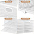 Marbrasse 4 Tier White Desktop Literature Organizer - Mesh Paper Organizer Desk Organizers for Office, Home, School
