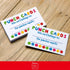 Incentive Cards - 50 Rewards Punch Cards for Kids, Students, Teachers, Classroom, Small Business, Reading Awards