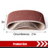 21 Pack 3×18 Inch Belt Sander Sanding Belt, Aluminum Oxide Paper Assortment for Knife Sharpening