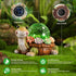 Solar Turtle Garden Statue Lights for Outdoor Decor with Succulent and LED Lighting - Lawn Decoration Resin Tortoise