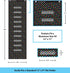 Teacher Created Resources Chalkboard Storage Pocket Chart - 58" x 14" x 46", Clear Label Holder