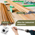 Pasimy 1/2'' Copper Tube Pipe Cleaner Brush Kit with Stainless Steel Bore Brush for Power Drill Cleaning
