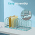9-Section SUPEASY File Organizer Mesh Desk Organizer, Upright File Organizer Desktop Organizer File Sorter, File Folder