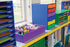 Classroom Keepers 6-Shelf Organizer, Blue, 17-3/4"H x 12"W x 13-1/2"D