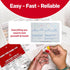 Eldoncard Blood Typing Kit, 3 Test Pack for Accurate Instant Home Testing of Blood Type