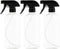 EPAuto Heavy Duty Chemical Resistant Spray Bottles, Clear, 3-Pack (16 oz)