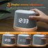 Luyismer Dimmable Multifunctional Bedside Companion Featuring Adjustable Brightness Volumes and White Noise Suitable