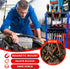 Organizer,Set 2 ULIBERMAGNET Magnetic Screwdriver Holder,Magnetic Wrench Holder,Heavy Duty Black Metal Tool Storage